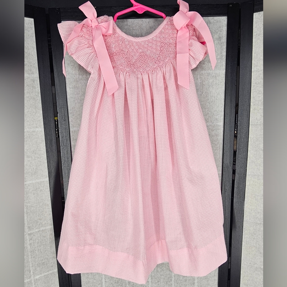 Cecil and lou smoked dress size 3T pink NWT